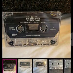 Vintage The Exploited Jesus Is Dead Cassette Tape
